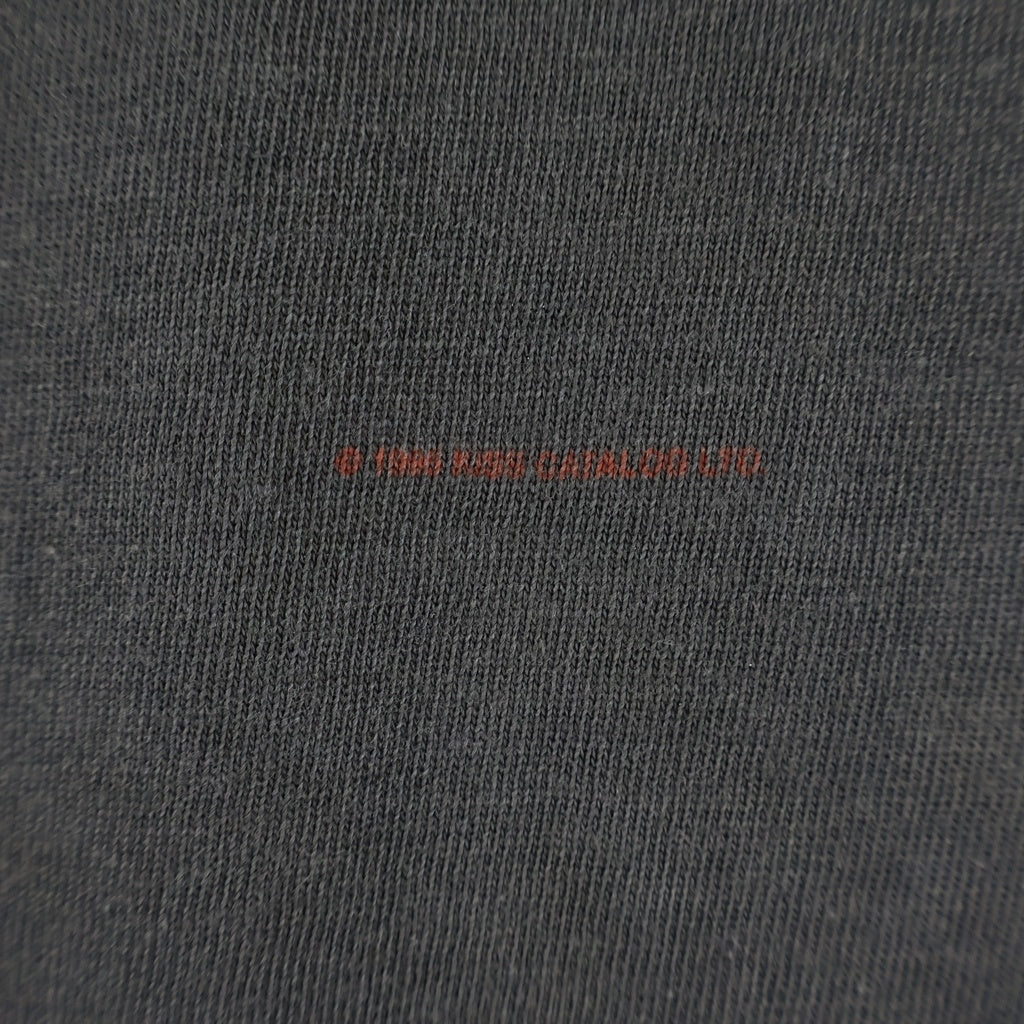VINTAGE(ヴィンテージ) 90S VINTAGE KISS NO SUBSTITUTES TEE ヴィンテージ キス グラフィックプリント クルーネック半袖Tシャツ カットソー ブラック