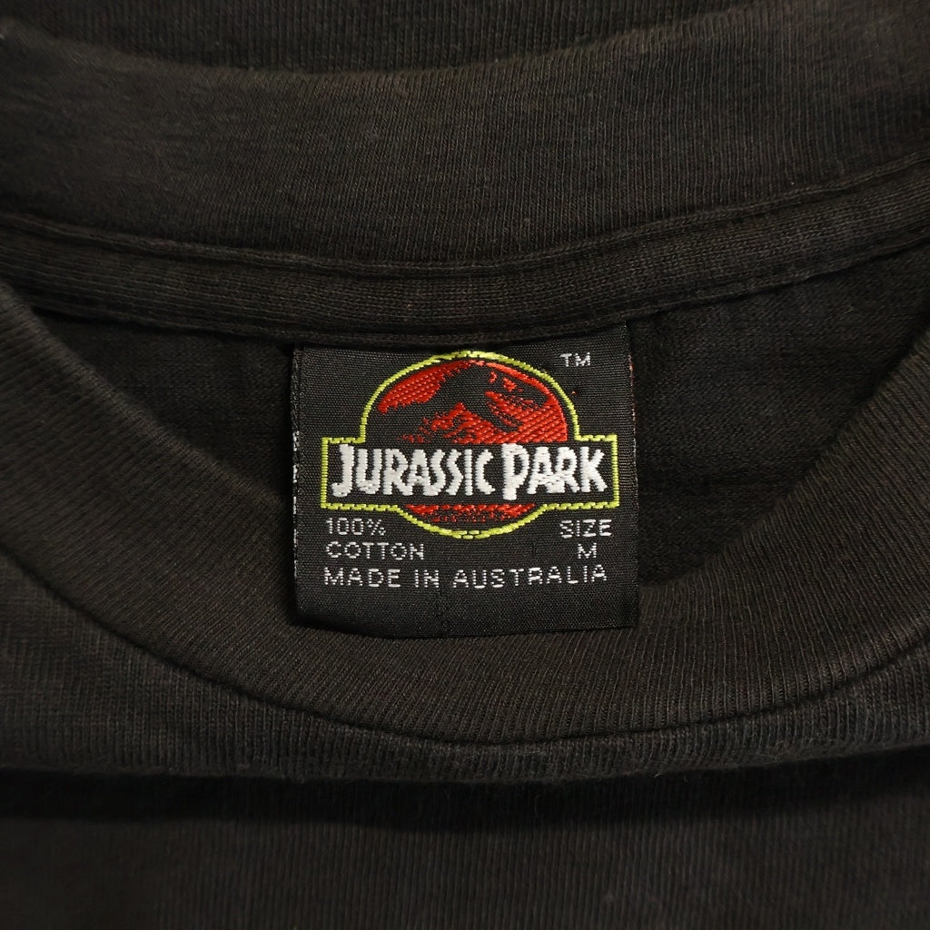 VINTAGE(ヴィンテージ) 90S VINTAGE JURASSIC PARK MOVIE TEE ヴィンテージ ジュラシックパーク グラフィックプリント クルーネック半袖Tシャツ カットソー ブラック
