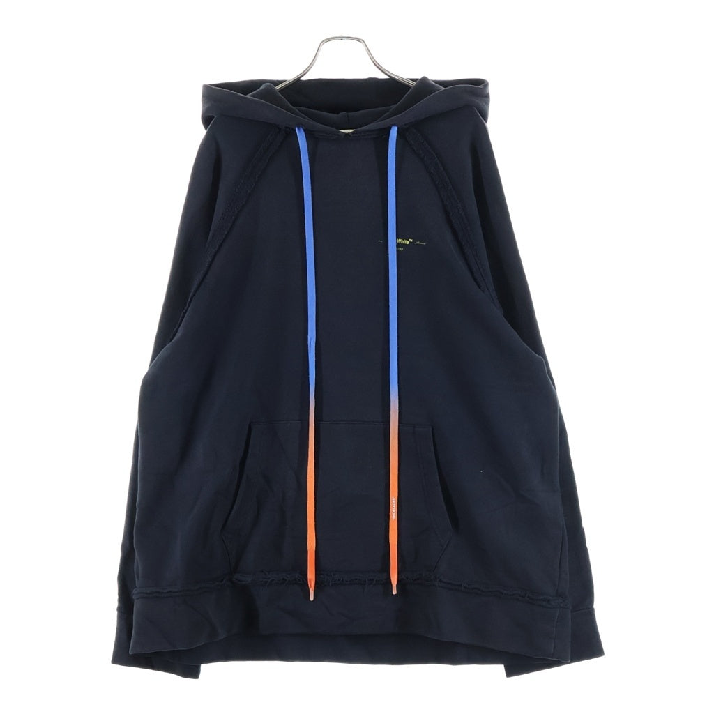 OFF-WHITE(オフホワイト) 19AW バックプリント プルオーバーパーカー ブラック OMBB057F19E30010