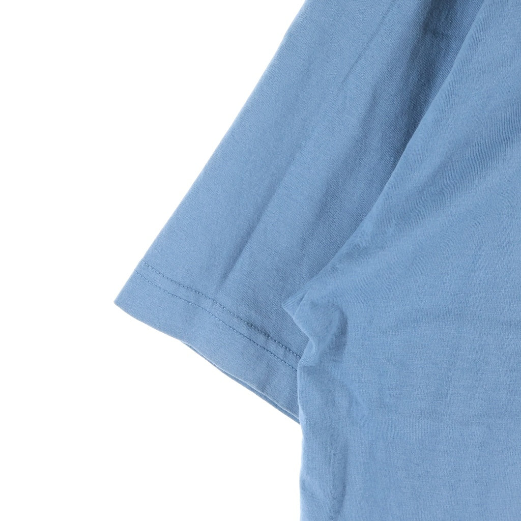 BALENCIAGA(バレンシアガ) 25SS Medium Fit Tee ミディアムフィットTシャツ テープロゴ クルーネック半袖Tシャツ 764235 TSVG2 ライトブルー