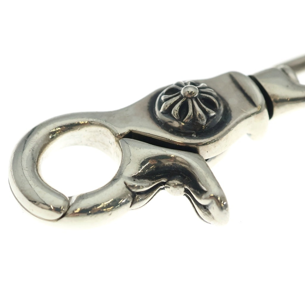 CHROME HEARTS(クロムハーツ) 4C CRS SHORT-T/2 CLIP カットアウトCHプラス 2クリップウォレットチェーン シルバー