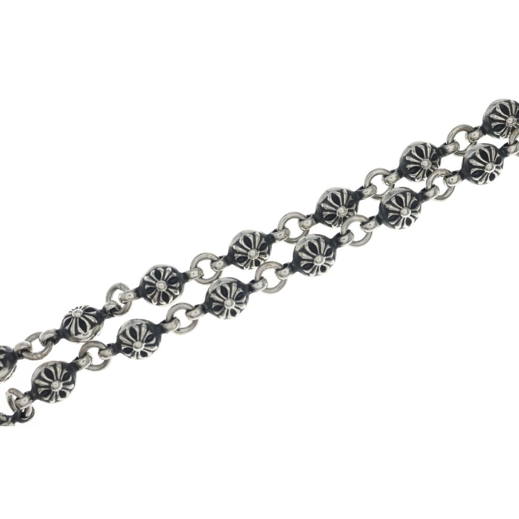 CHROME HEARTS(クロムハーツ) #1 CRS BALL XLONG-T 2CLIP #1クロスボール エクストラロング 2クリップウォレットチェーン シルバー