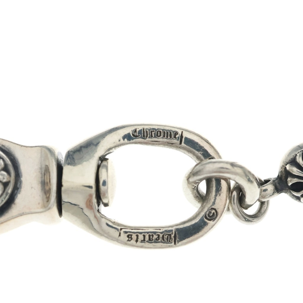 CHROME HEARTS(クロムハーツ) #1 CRS BALL XLONG-T 2CLIP #1クロスボール エクストラロング 2クリップウォレットチェーン シルバー