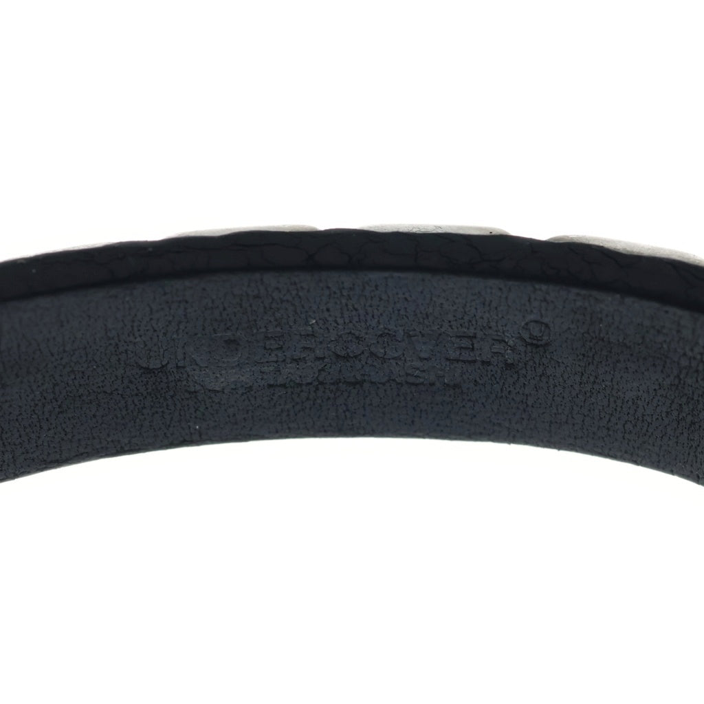 UNDERCOVER(アンダーカバー) PYLAMID STUDS LEATHER BRACELET ピラミッドスタッズ レザーブレスレット ブラック