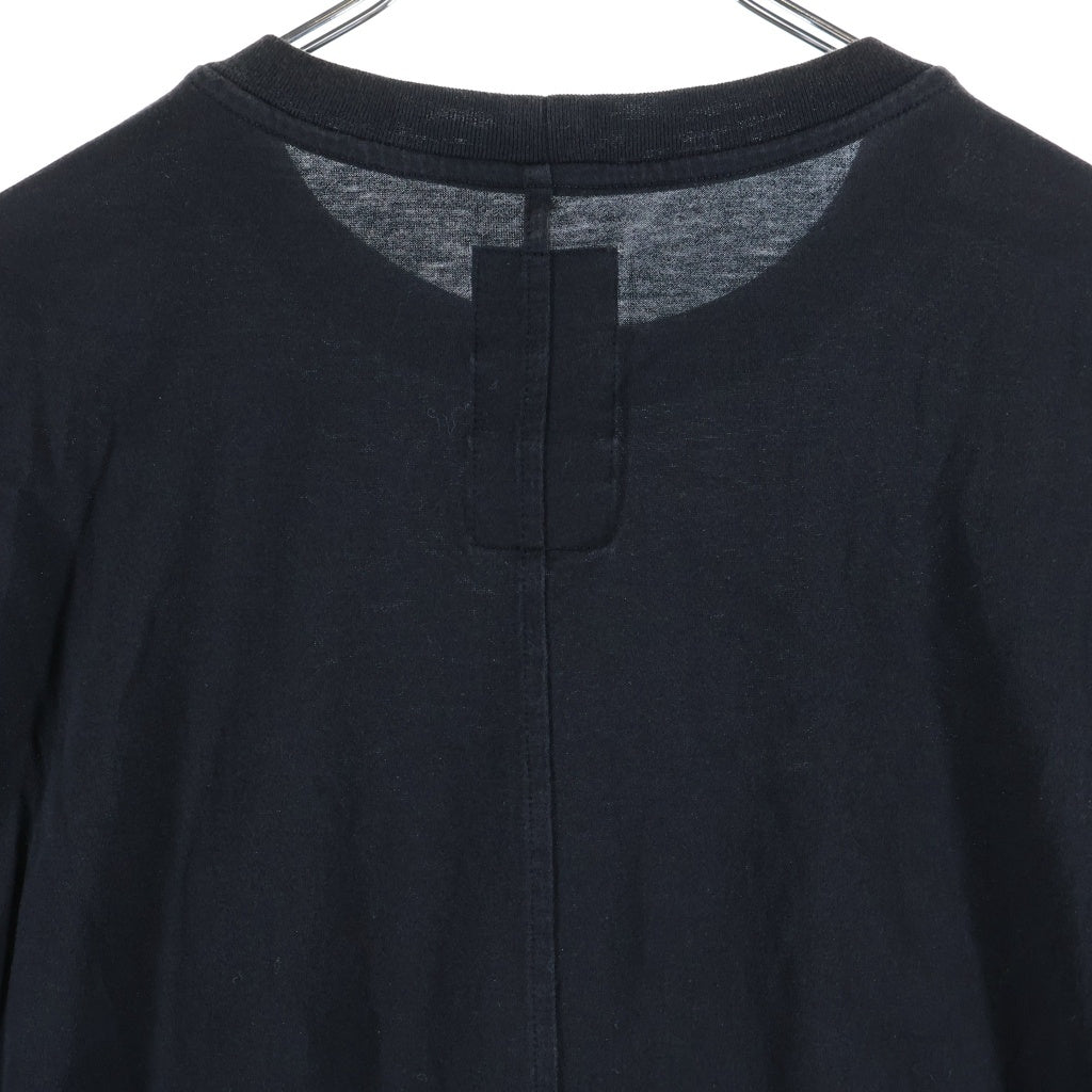 Rick Owens(リックオウエンス) 23AW ×Champion Logo Embroidered Tommy T-Shirt ロゴエンブロイデッドトミーTシャツ ロゴ刺繍クルーネックオーバーサイズ半袖Tシャツ CM02C9229-CHJEG ブラック