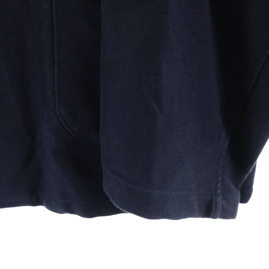 MAATEE&SONS(マーティーアンドサンズ) 23SS HOSPITAL JK シルク混コットン ホスピタルジャケット ネイビー MT2303-0904A