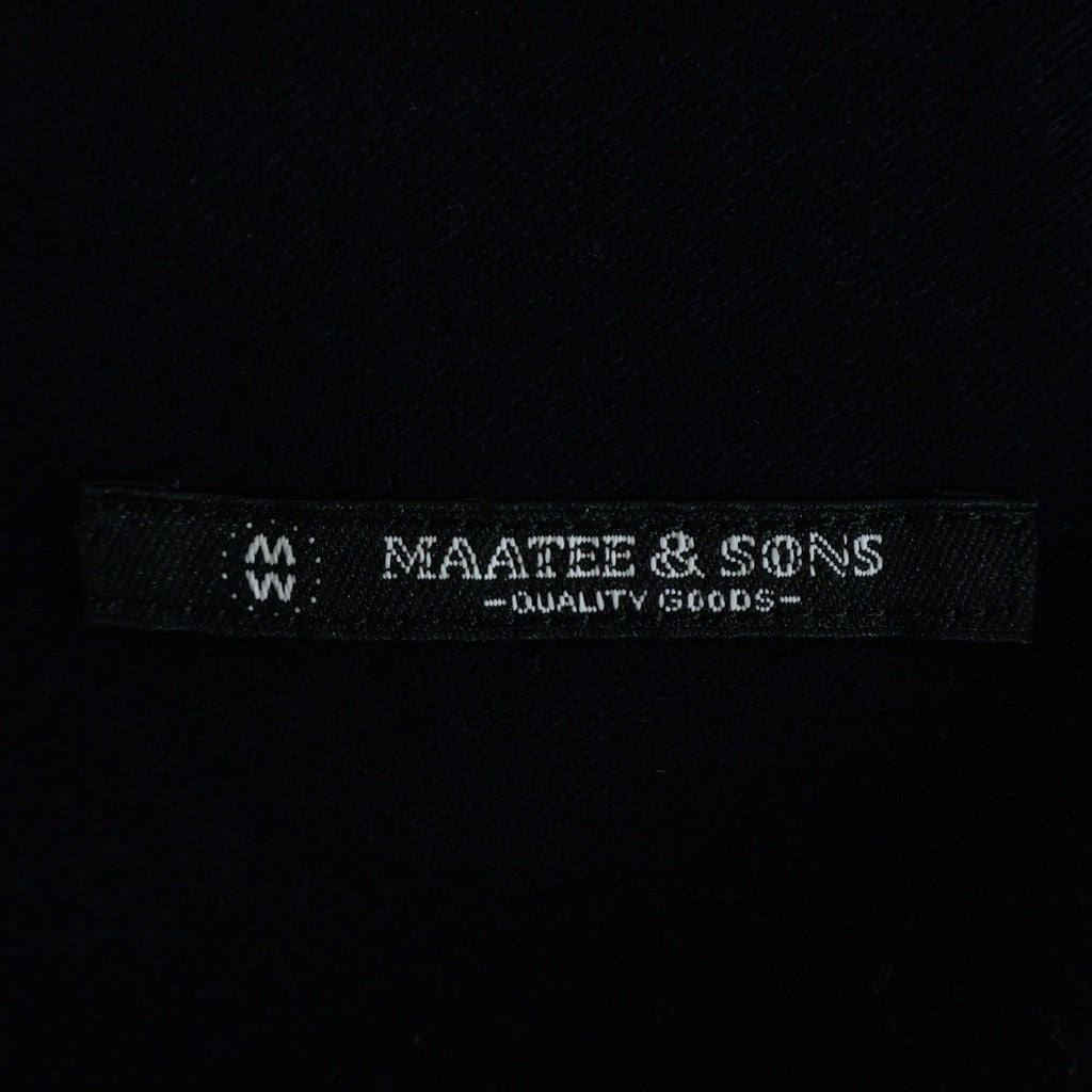 MAATEE&SONS(マーティーアンドサンズ) 23SS HOSPITAL JK シルク混コットン ホスピタルジャケット ネイビー MT2303-0904A