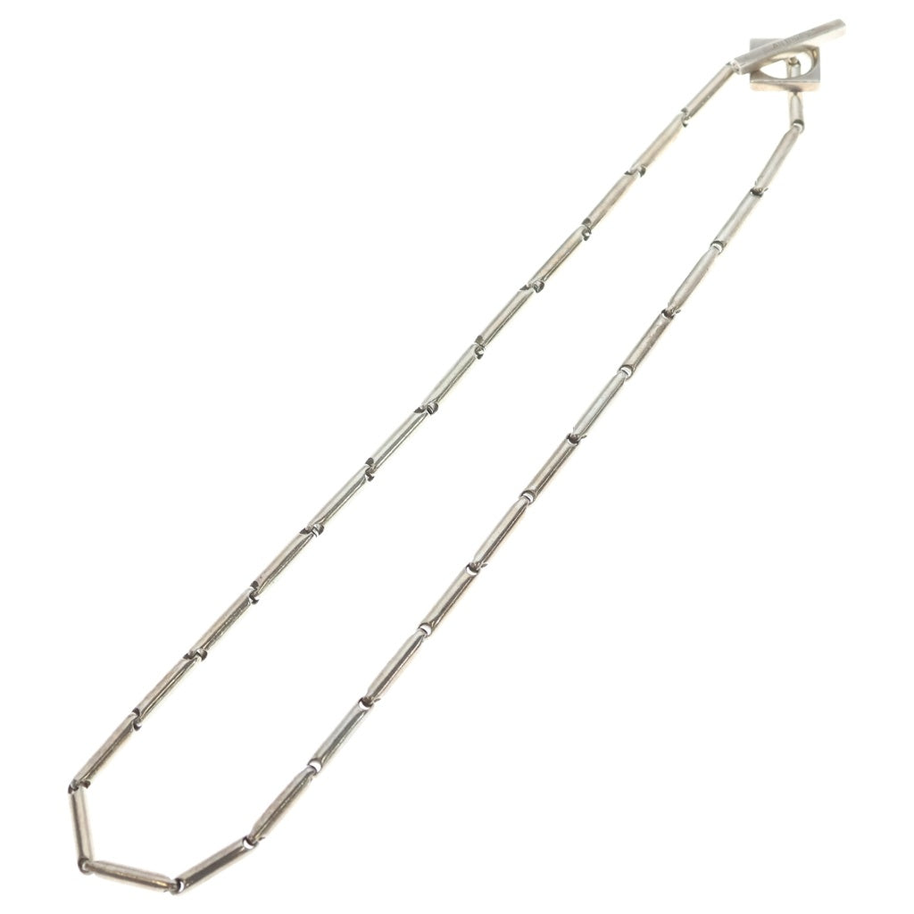 NO BRAND(ノーブランド) ALL Blues Fold necklace オールブルース フォールドネックレス シルバー