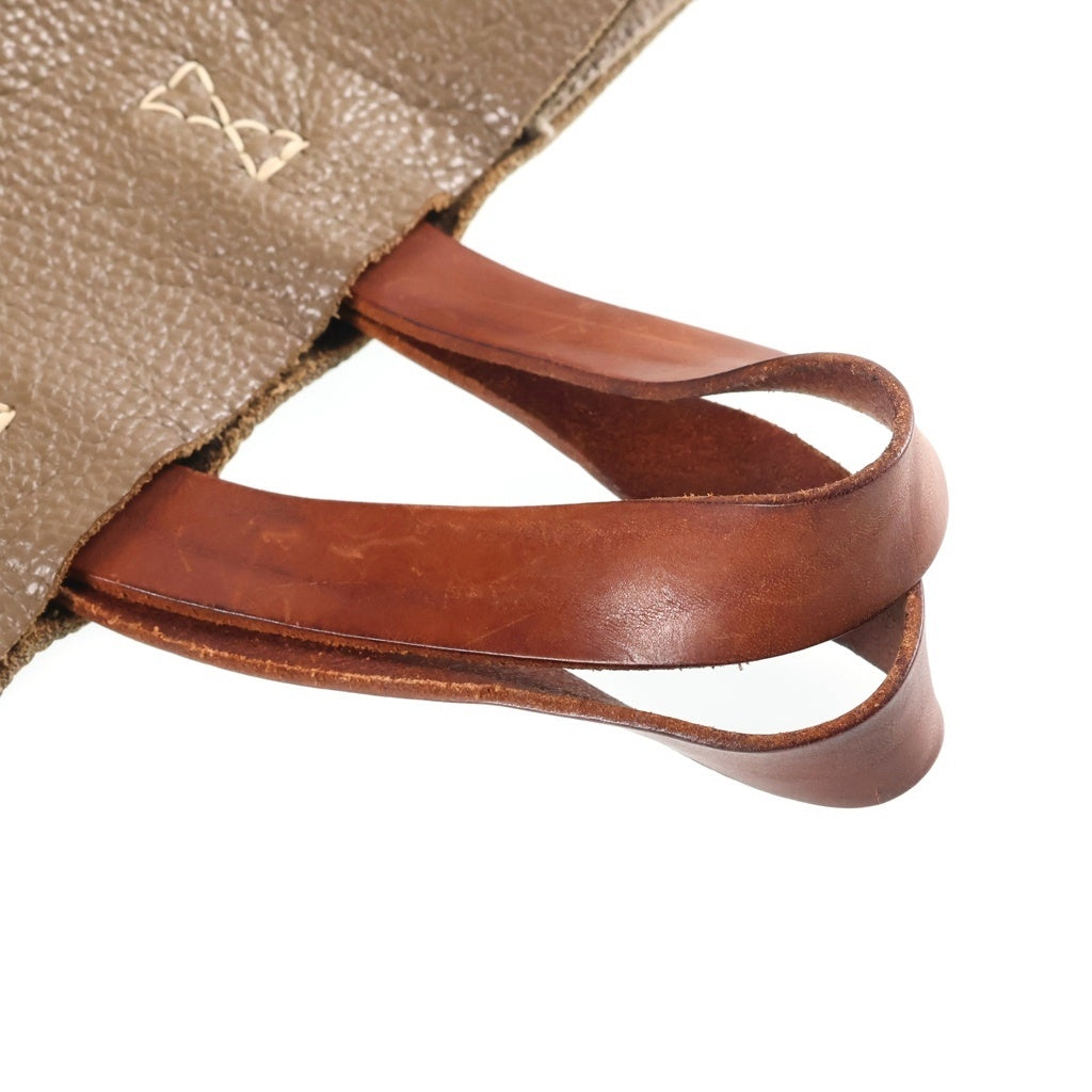 Hender Scheme(エンダースキーマ) PAPER BAG レザー ペーパーバッグ ブラウン ol-rb-ppb レディース