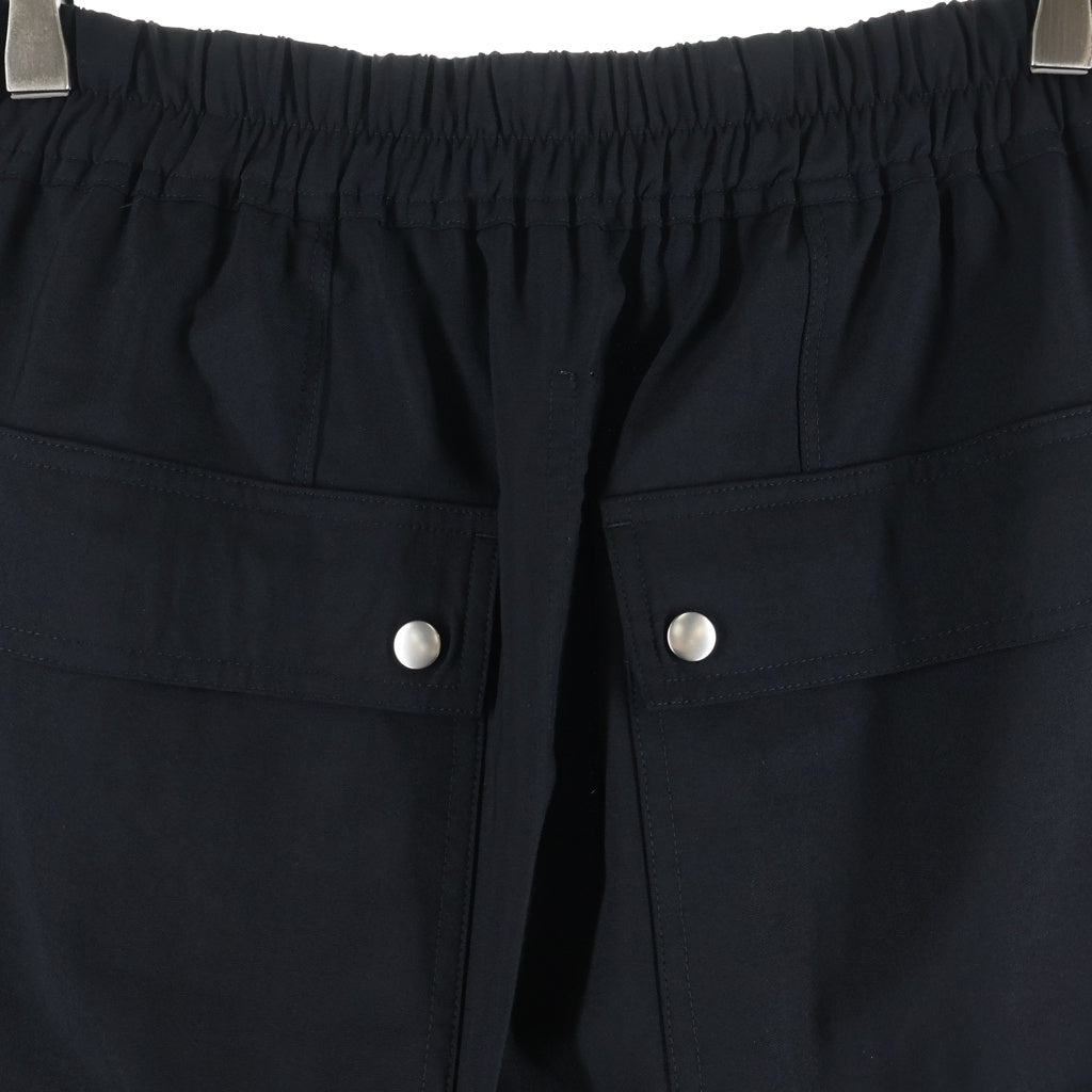 Rick Owens(リックオウエンス) 21AW GETHSEMANE Bela Drawstring Long ゲッセマネ期 ベラドローストリングロング フロントファスナードローストリングパンツ ブラック RU02A5392-ZL