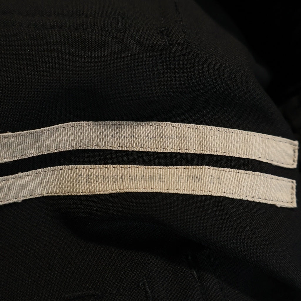 Rick Owens(リックオウエンス) 21AW GETHSEMANE Bela Drawstring Long ゲッセマネ期 ベラドローストリングロング フロントファスナードローストリングパンツ ブラック RU02A5392-ZL