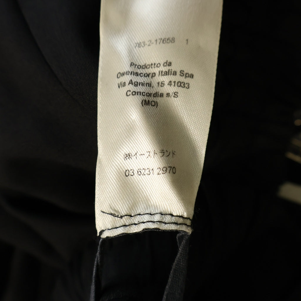 Rick Owens(リックオウエンス) 21AW GETHSEMANE Bela Drawstring Long ゲッセマネ期 ベラドローストリングロング フロントファスナードローストリングパンツ ブラック RU02A5392-ZL
