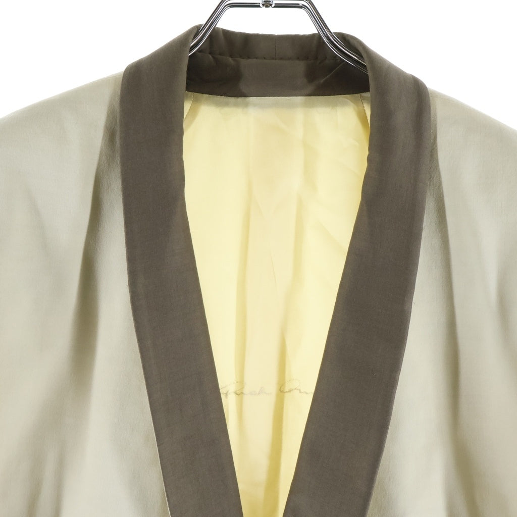 Rick Owens(リックオウエンス) 22SS FOGACHINE Walrus Tux フォガシーン期 ウォーラスタキシード 1Bテーラードジャケット アイボリー RU01B1732-ZLSC