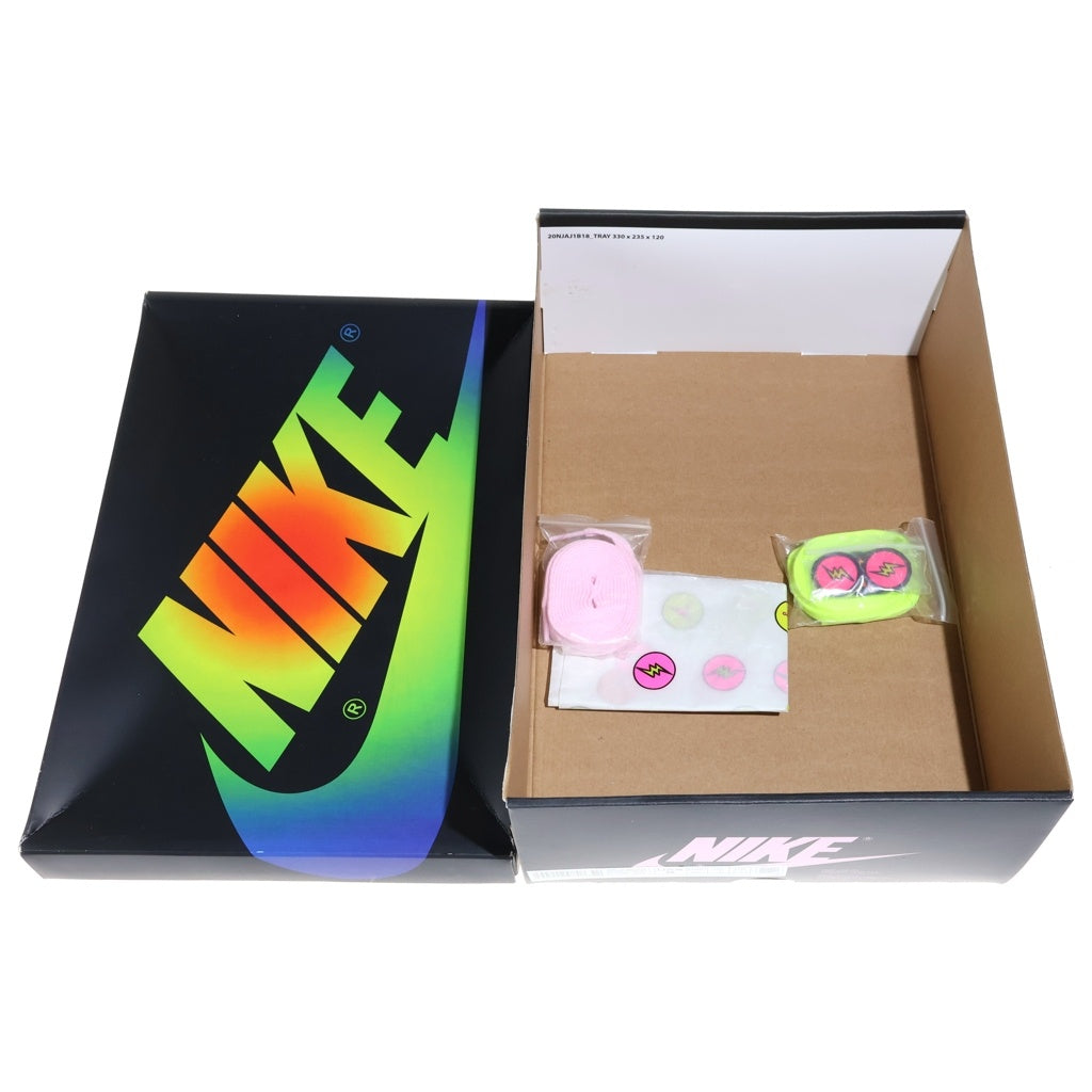 NIKE(ナイキ) BALVIN AIR JORDAN1 HIGH OG RAINBOW Jバルヴィン エアジョーダン1 ハイ レインボー キャンバスハイカットスニーカー マルチ US9/27cm DC3481-900