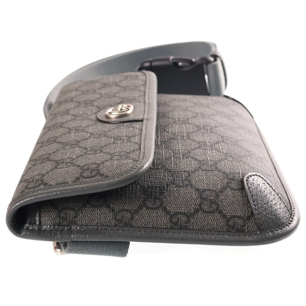 GUCCI(グッチ) オフディア スモールベルト ショルダーバッグ グレー 498873 752597 レディース