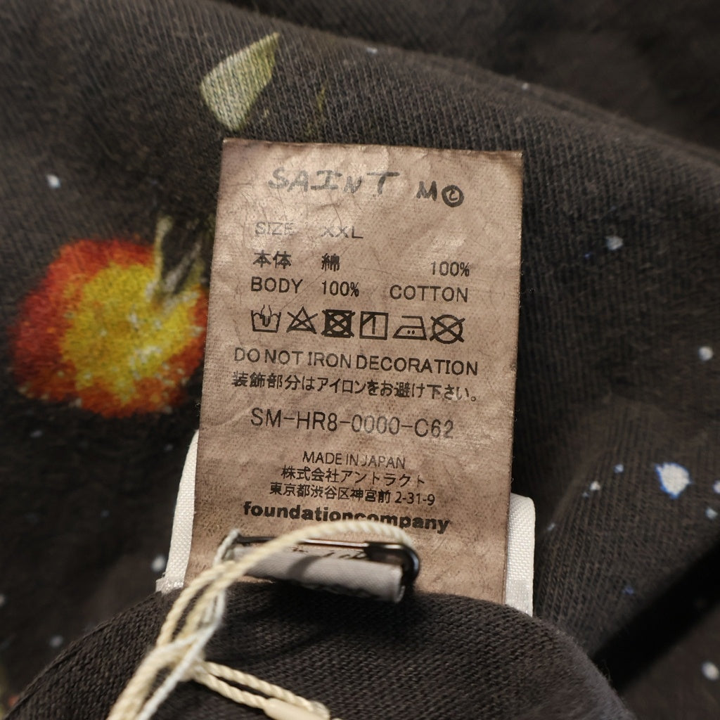 SAINT MICHAEL(セントマイケル) 25SS ×STAR WARS スターウォーズ ヴィンテージ加工 半袖Tシャツ カットソー ブラック SM-HR8-0000-C62