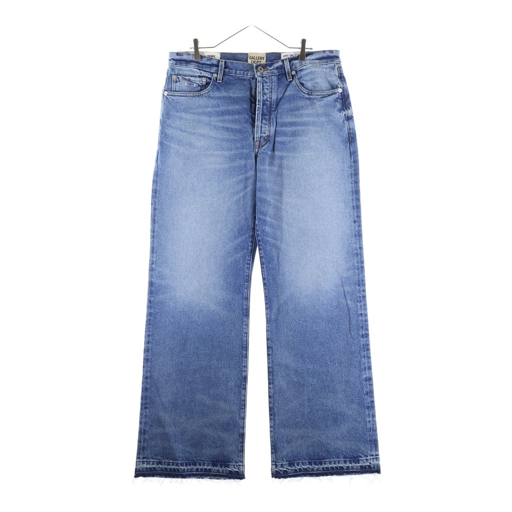 GALLERY DEPT.(ギャラリーデプト) 26SS MELROSE DENIM PANT メルローズデニムパンツ カットオフヘムボタンフライワイドデニムパンツ インディゴ
