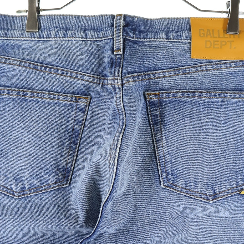 GALLERY DEPT.(ギャラリーデプト) 26SS MELROSE DENIM PANT メルローズデニムパンツ カットオフヘムボタンフライワイドデニムパンツ インディゴ