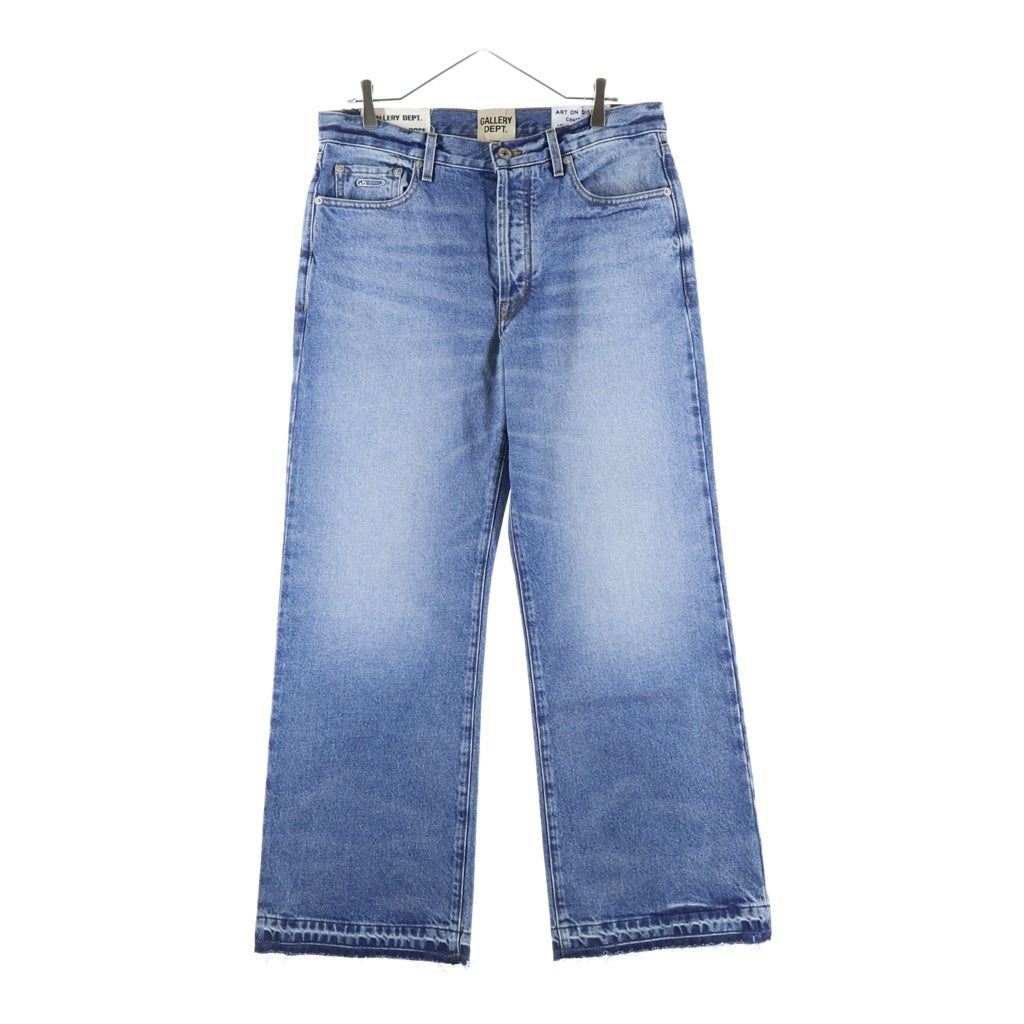 GALLERY DEPT.(ギャラリーデプト) 26SS MELROSE DENIM PANT メルローズデニムパンツ カットオフヘムボタンフライワイドデニムパンツ インディゴ