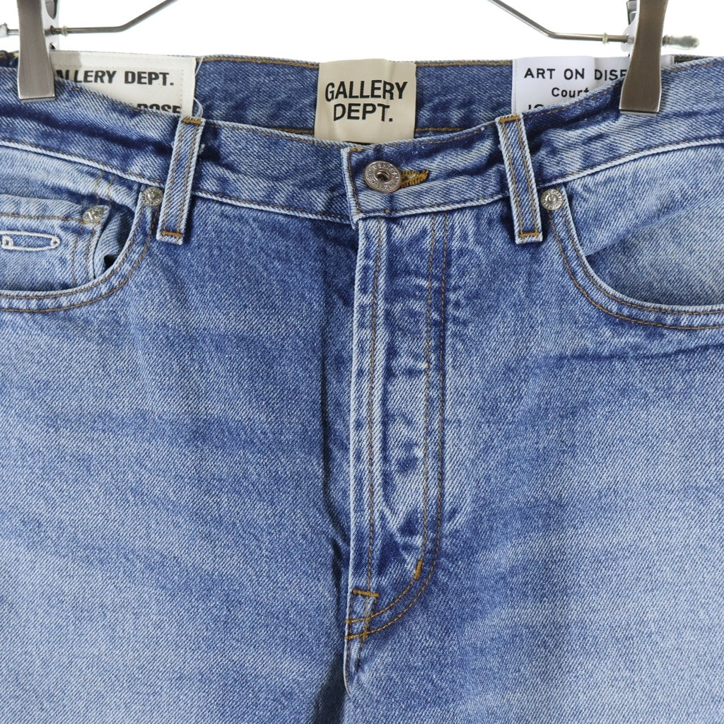 GALLERY DEPT.(ギャラリーデプト) 26SS MELROSE DENIM PANT メルローズデニムパンツ カットオフヘムボタンフライワイドデニムパンツ インディゴ