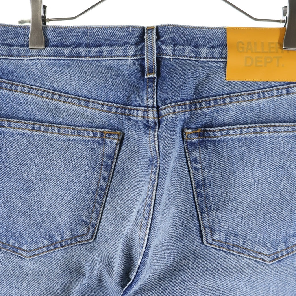 GALLERY DEPT.(ギャラリーデプト) 26SS MELROSE DENIM PANT メルローズデニムパンツ カットオフヘムボタンフライワイドデニムパンツ インディゴ