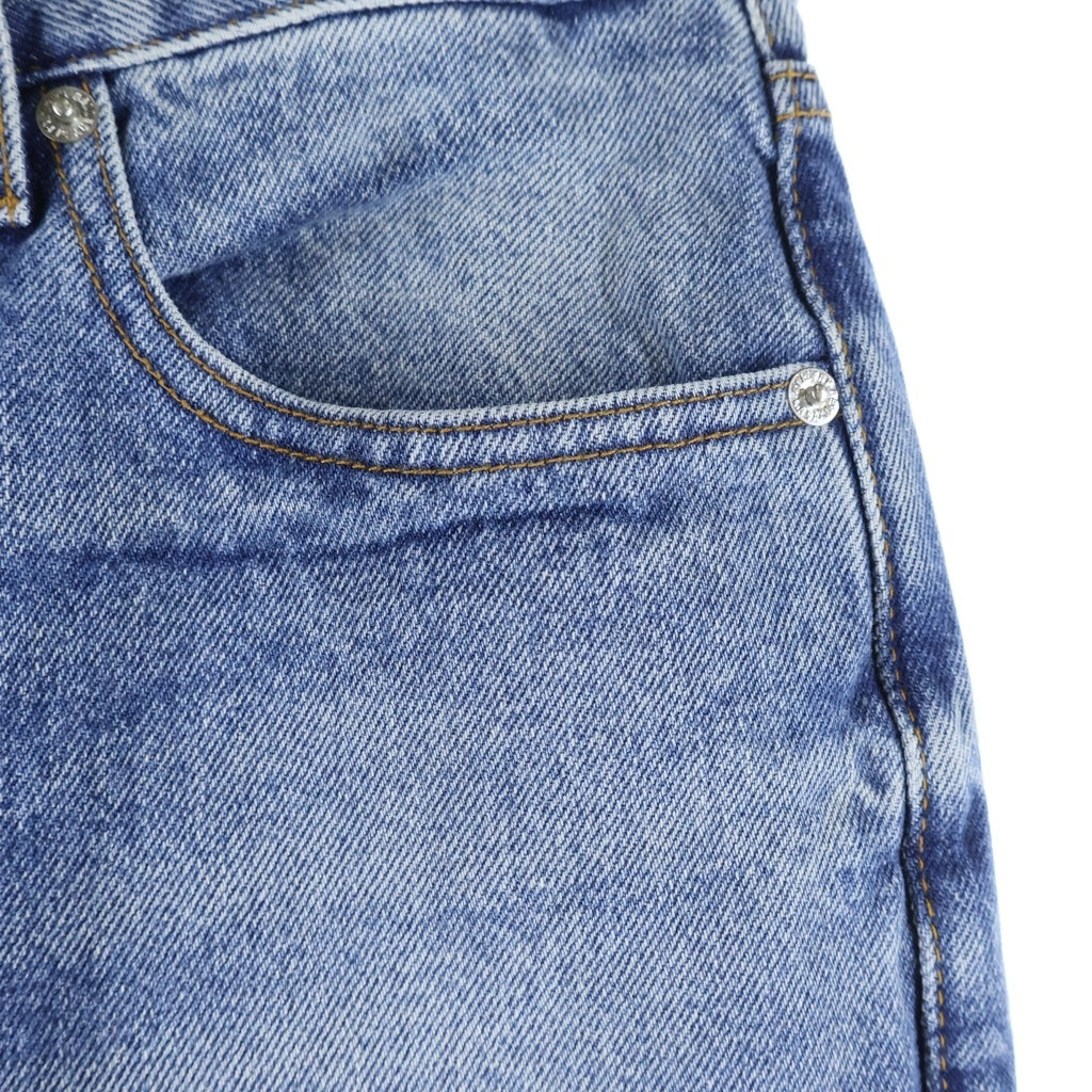 GALLERY DEPT.(ギャラリーデプト) 26SS MELROSE DENIM PANT メルローズデニムパンツ カットオフヘムボタンフライワイドデニムパンツ インディゴ