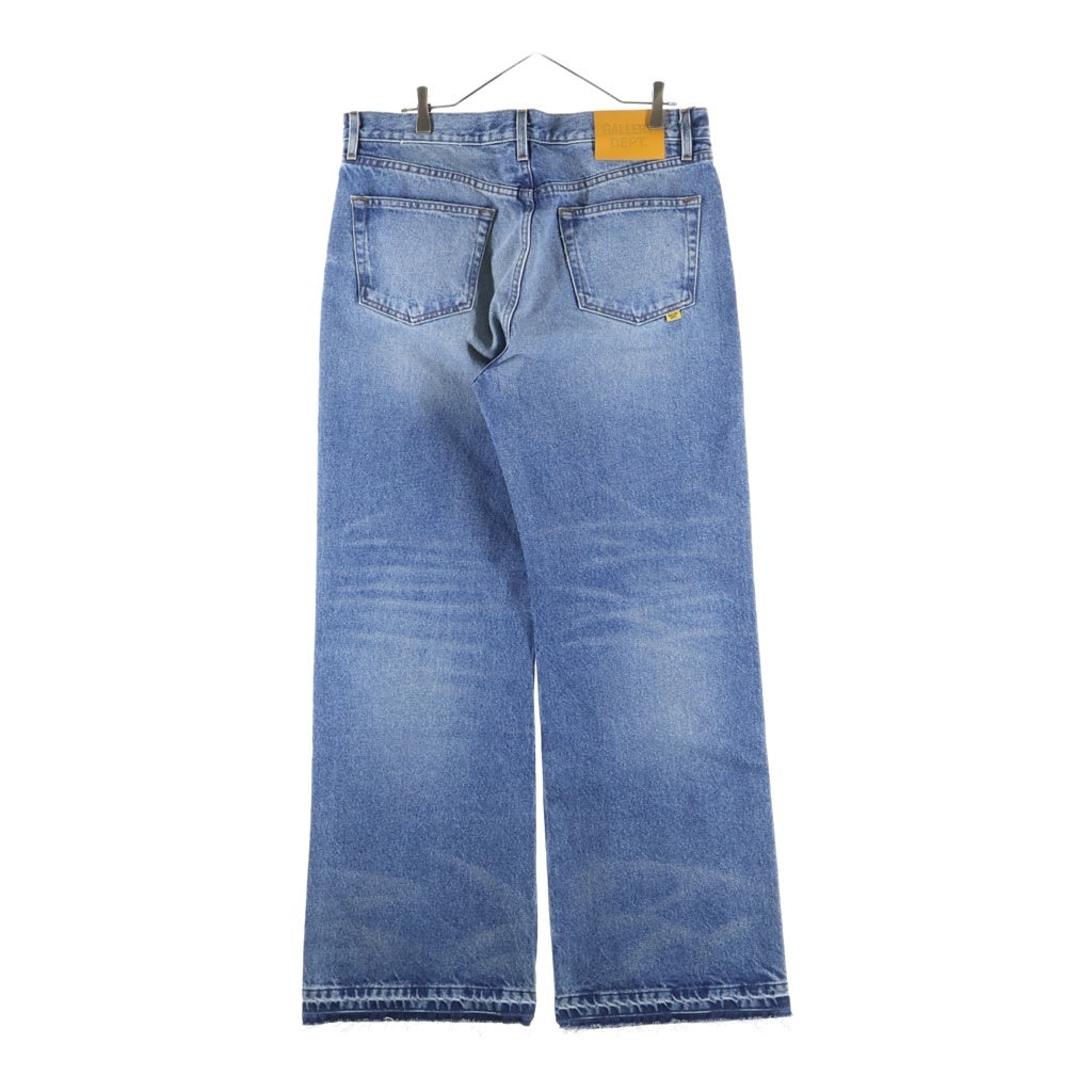 GALLERY DEPT.(ギャラリーデプト) 26SS MELROSE DENIM PANT メルローズデニムパンツ カットオフヘムボタンフライワイドデニムパンツ インディゴ