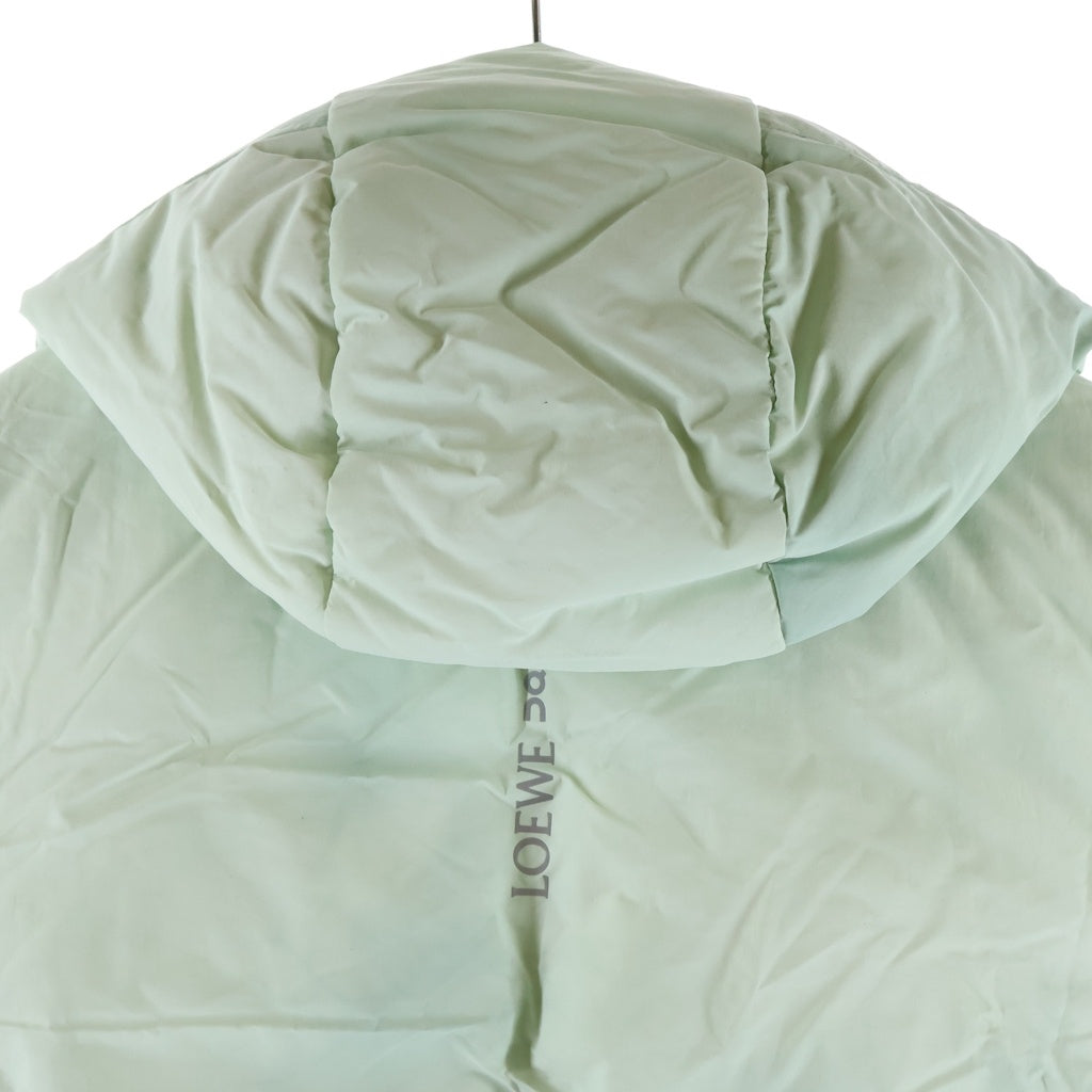 LOEWE(ロエベ) ×ON Puffer Vest ×オン パファーベスト ジップアップナイロンフーデットダウンベスト レディース ライトグリーン 1WE12822919