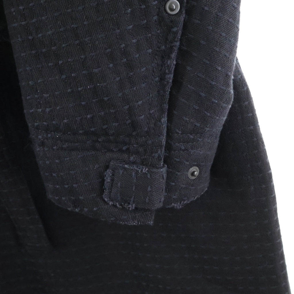 JIAN YE(ジェン イェ) 25AW MMTR COAT 2WAY マルチポケット ジップアップ ロングコート ジャケット ブラック JI-25AW-CT01-1