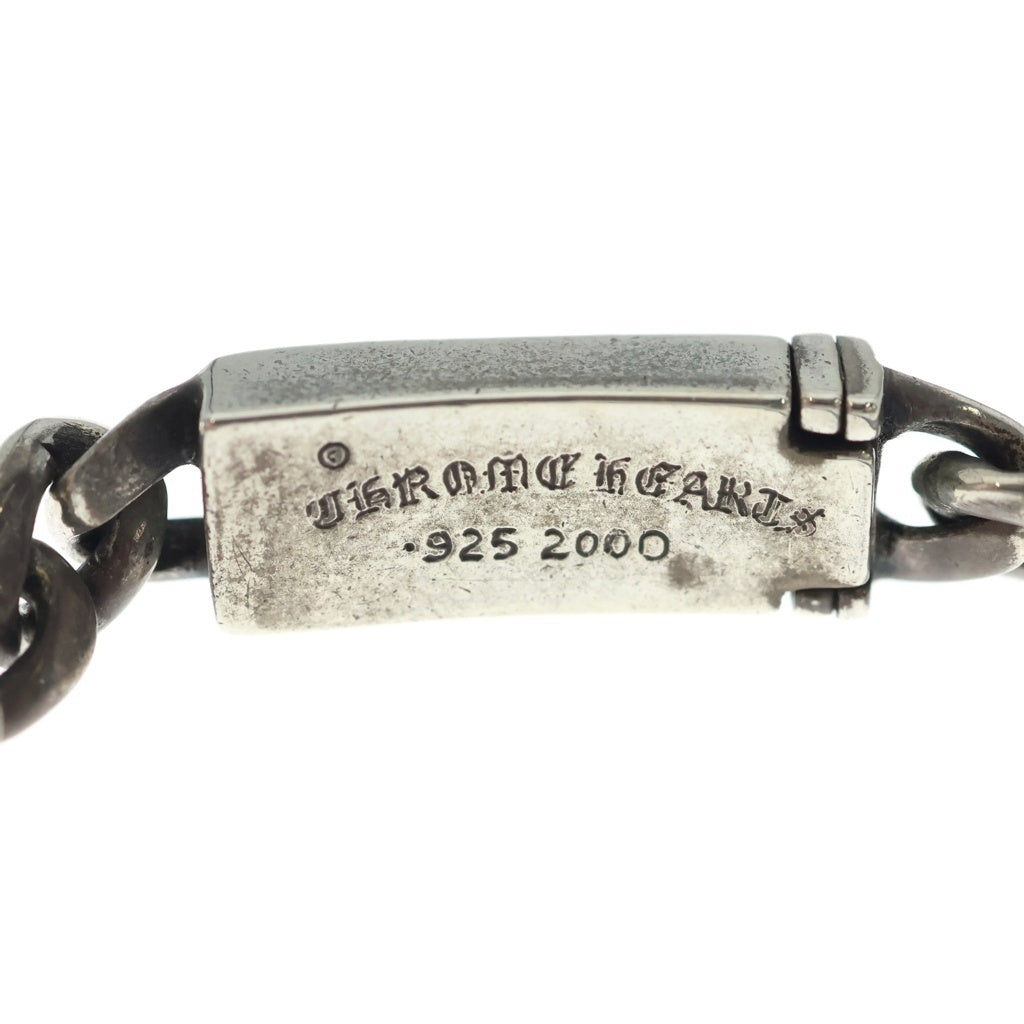 CHROME HEARTS(クロムハーツ) ID MINI CRS CHX IDミニ CH クロス ブレスレット シルバー
