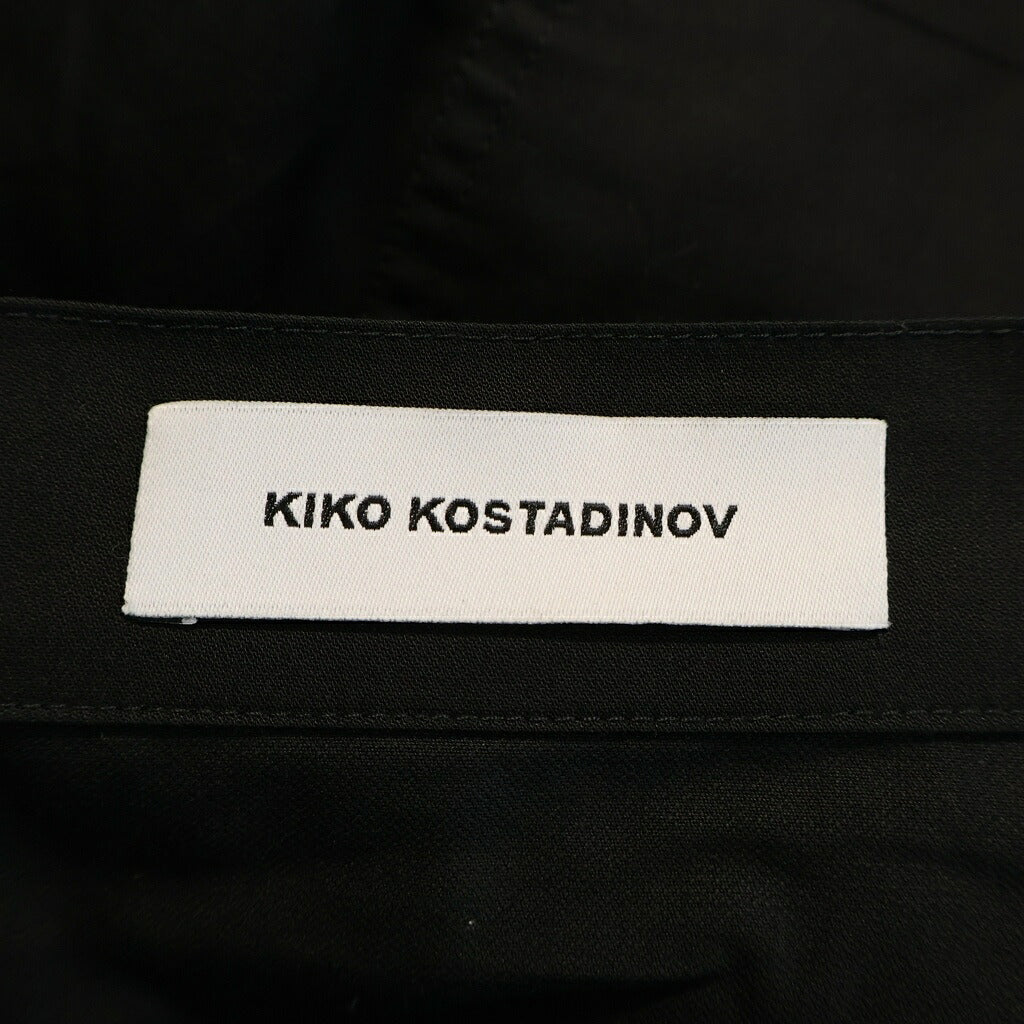 KIKO KOSTADINOV(キココスタディノフ) 25SS INEX SNAP TROUSER ボタンフライ サイドポケット パンツ ブラック 00182025