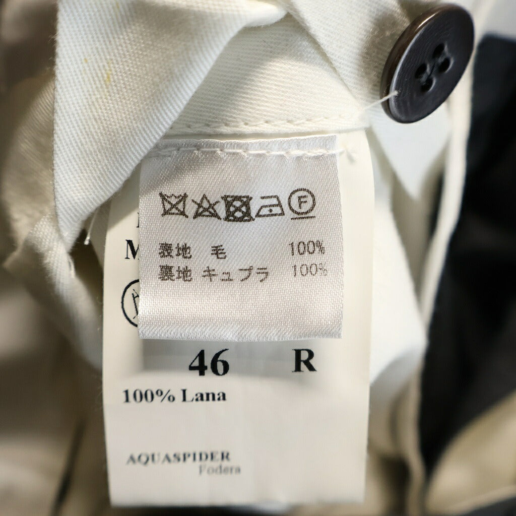 ISAIA(イザイア) Aqua Spider Wool Slacks アクアスパイダー ウールスラックス グレー