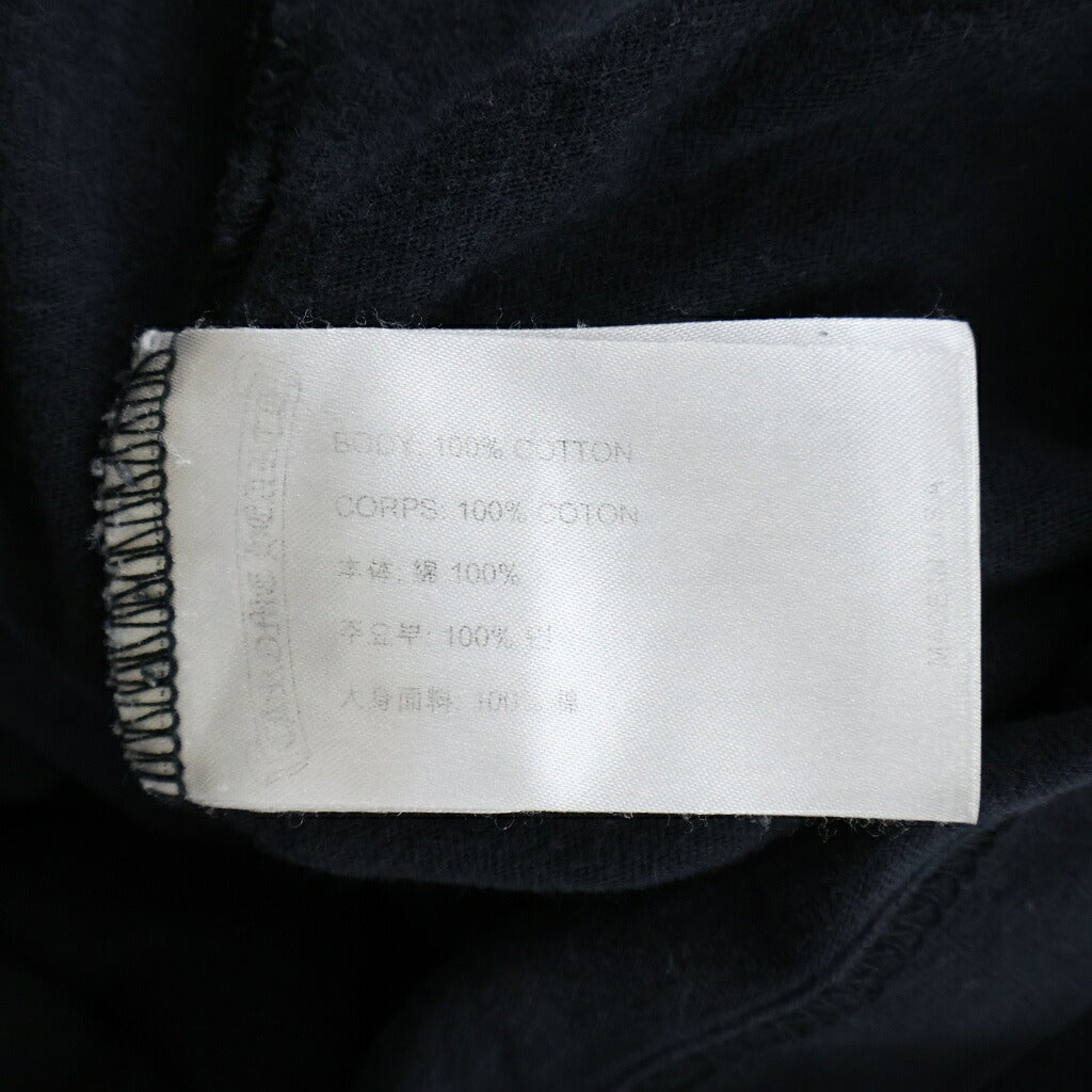 CHROME HEARTS(クロムハーツ) BACK VINE DAGGER L/S T-SHIRTS バックバインダガープリントロングスリーブTシャツ クルーネック長袖Tシャツ ブラック/レッド