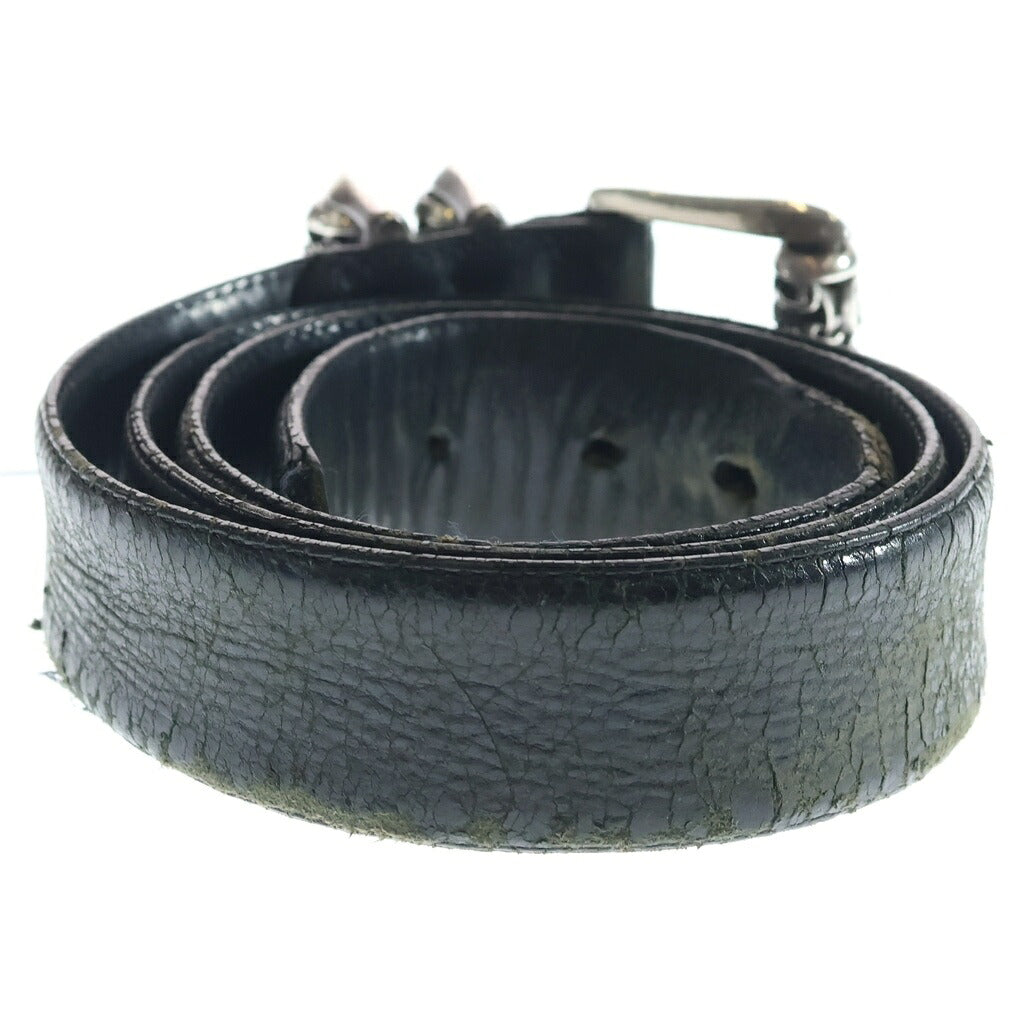 CHROME HEARTS(クロムハーツ) BLT CLT ROLLER 3PC 3PCケルティックローラー レザーベルト シルバー/ブラック