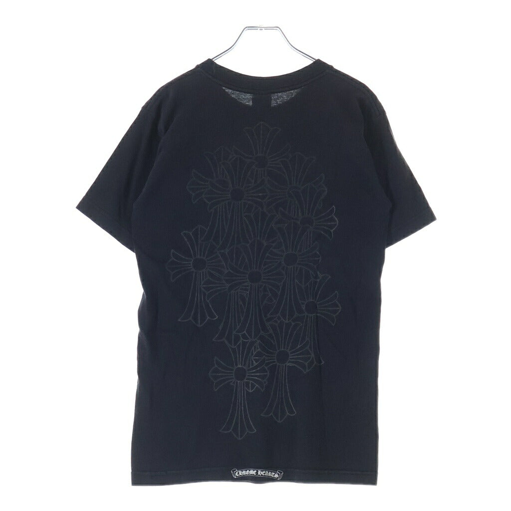 CHROME HEARTS(クロムハーツ) OLD VINE DAGGER CEMETERY CROSS TEE オールド フロントポケット ダガー バックセメタリークロス 半袖Tシャツ カットソー ブラック