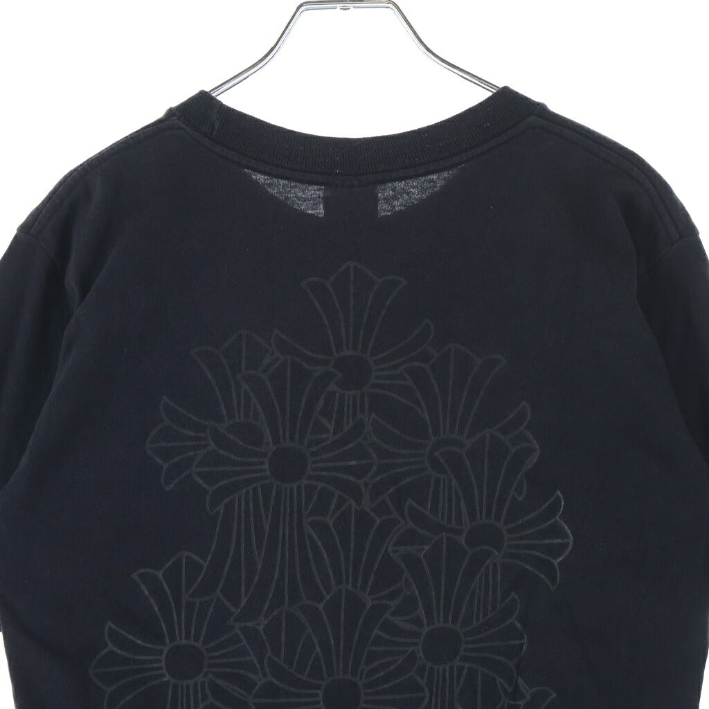 CHROME HEARTS(クロムハーツ) OLD VINE DAGGER CEMETERY CROSS TEE オールド フロントポケット ダガー バックセメタリークロス 半袖Tシャツ カットソー ブラック