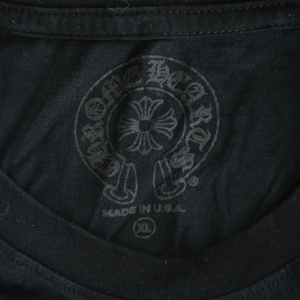 CHROME HEARTS(クロムハーツ) 24SS Graveyard Cemetery Cross Tee グレイブヤード セメタリー クロス 半袖Tシャツ カットソー ブラック