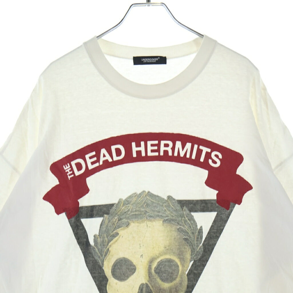 UNDERCOVER(アンダーカバー) THE DEAD HERMITS フロントプリント 半袖Tシャツ カットソー ホワイト UCW4893-3