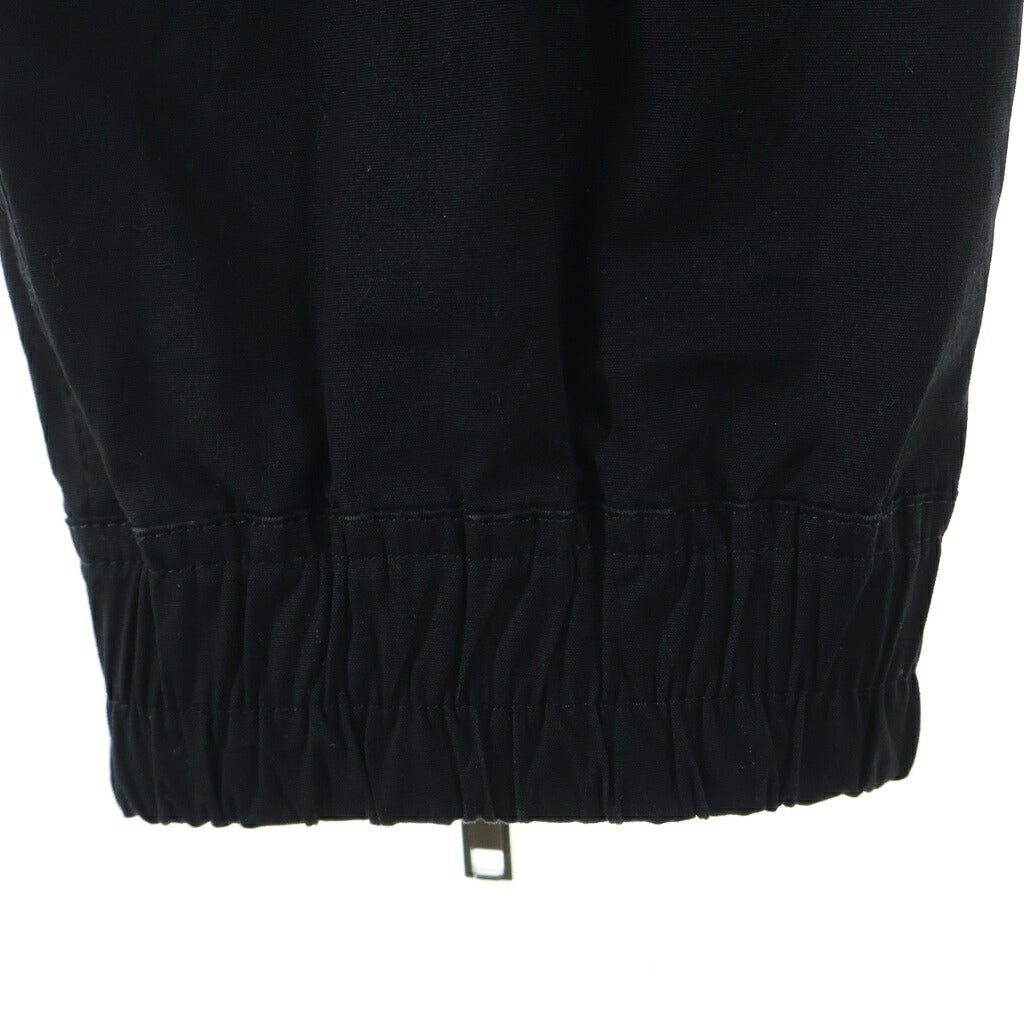 Rick Owens(リックオウエンス) 26SS TEMPLE BAUHAUS CARGO テンプル期 バウハウスカーゴ ファスナーディティールストレッチコットンカーゴパンツ RU01F2377-TE ブラック