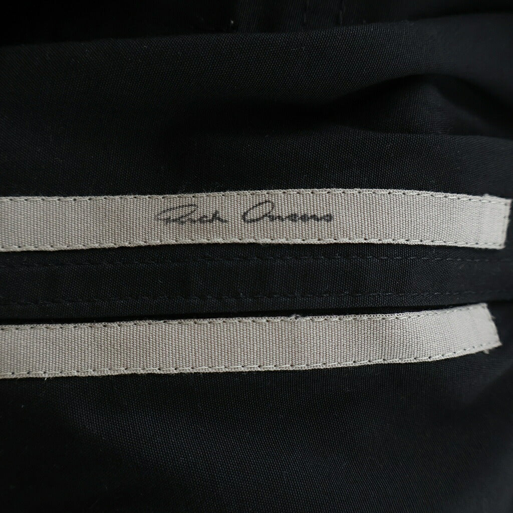 Rick Owens(リックオウエンス) 26SS TEMPLE BAUHAUS CARGO テンプル期 バウハウスカーゴ ファスナーディティールストレッチコットンカーゴパンツ RU01F2377-TE ブラック