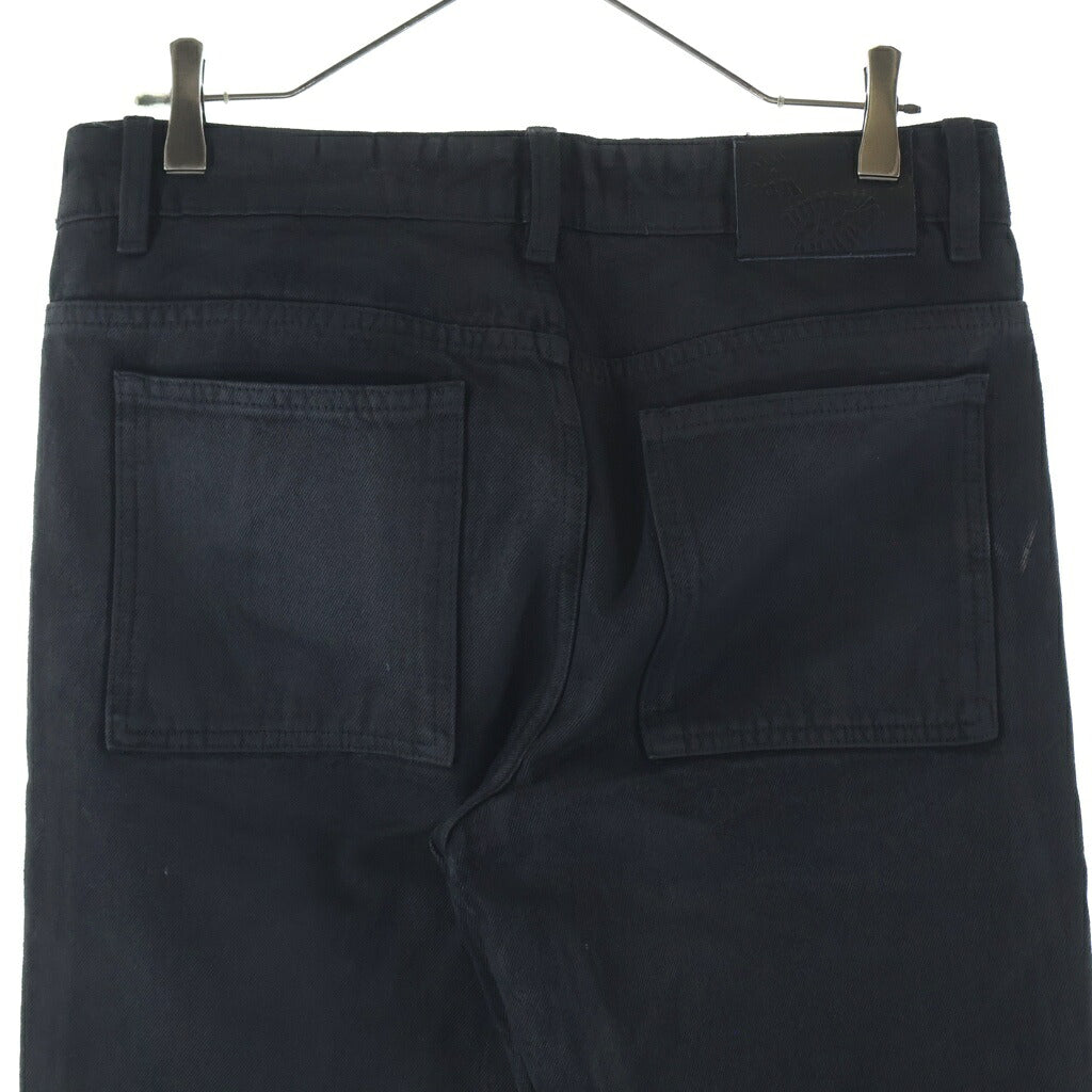 NO BRAND(ノーブランド) GOAR ARCHIVE ゴア アーカイブ Strapped Straight Oil Pants オイルコーティングスリムストレートデニムパンツ ブラック
