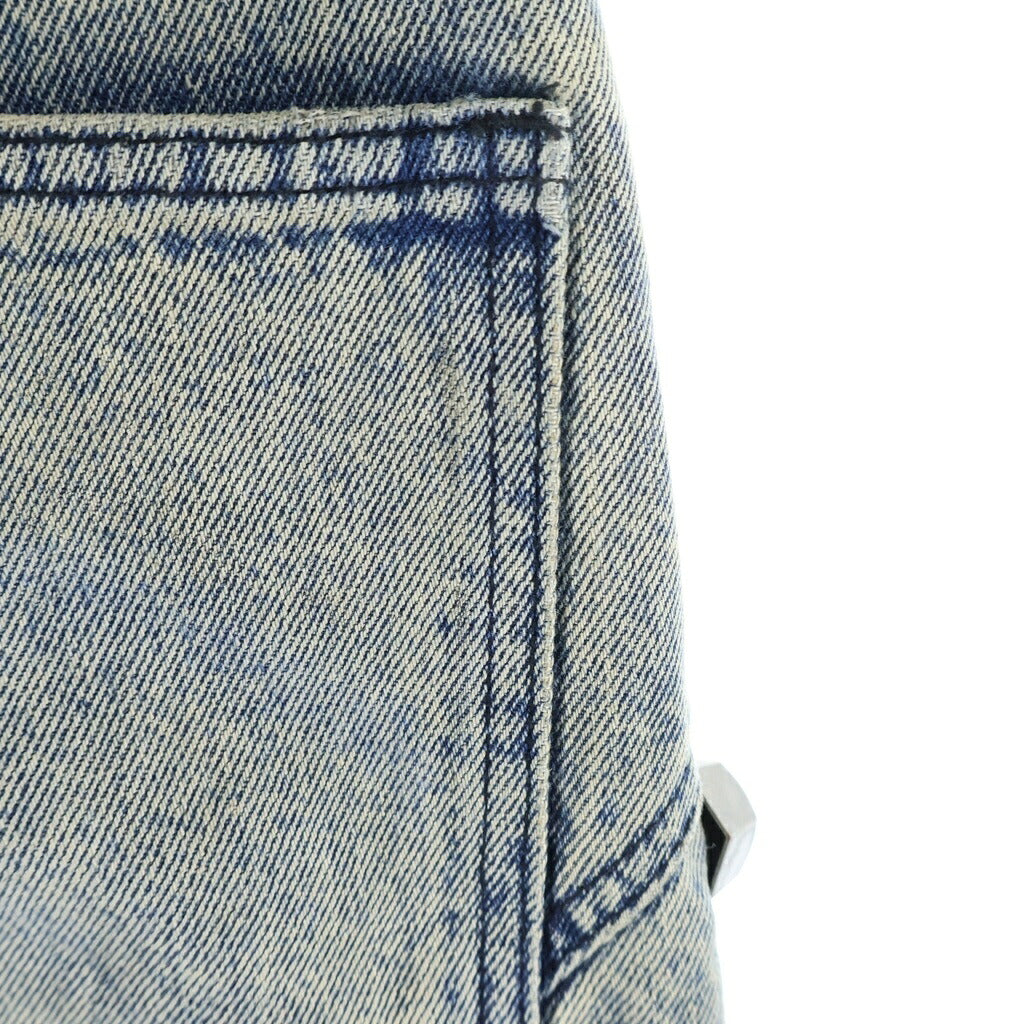 NO BRAND(ノーブランド) LATUI ATELIER ラトゥイ アトリエ RAIN WALKER JEANS レインワーカージーンズ ユーズド加工インダストリアルスタッズバギーデニム インディゴ