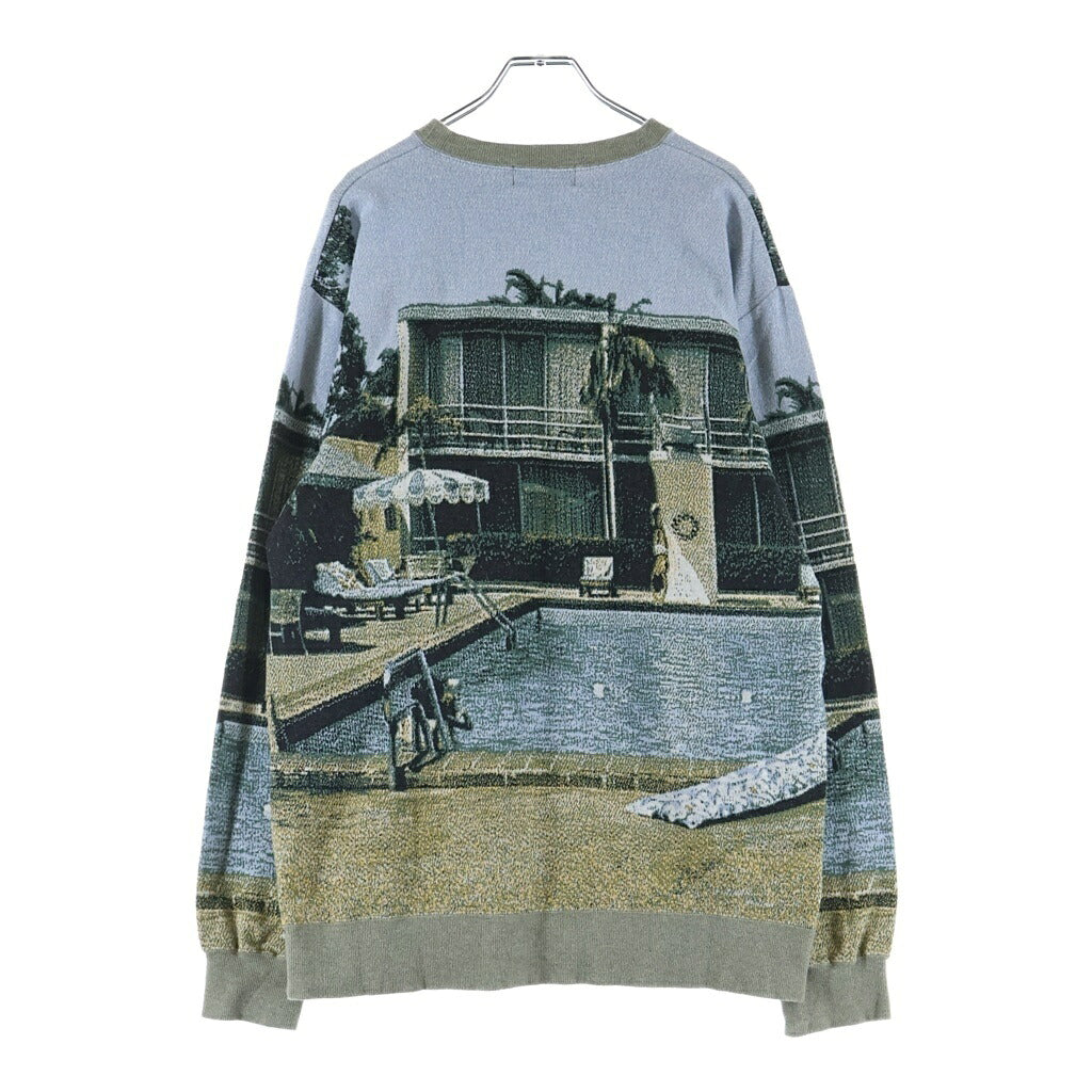 HYSTERIC GLAMOUR(ヒステリックグラマー) 25SS POOL SIDE JACQUARD SWEAT SHIRT プールサイド ジャカード スウェットシャツ トレーナー マルチカラー 02251CS01