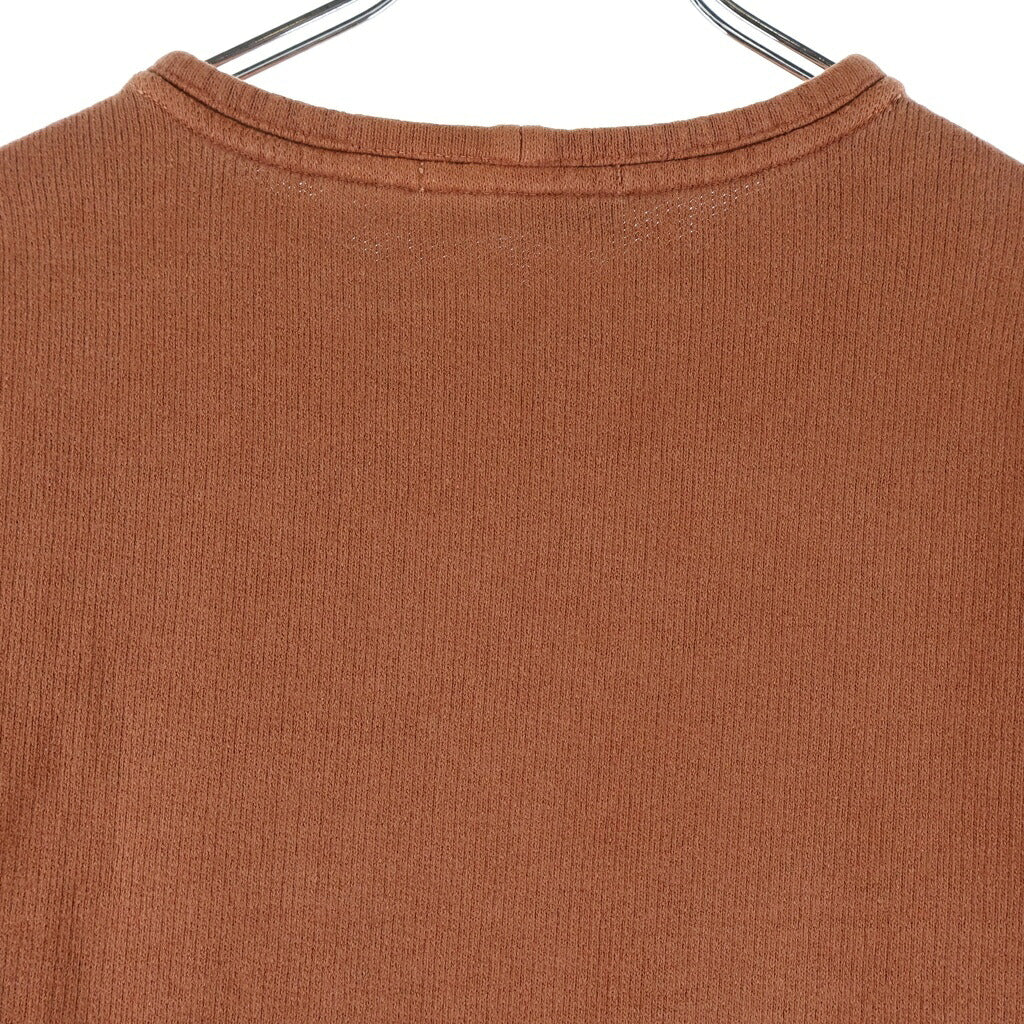 STONE ISLAND(ストーンアイランド) 26AW MINERAL DYED COTTON FLEECE ミネラルダイ コットン クルーネックスウェットシャツ フリース オレンジ L2S156100028S00T7