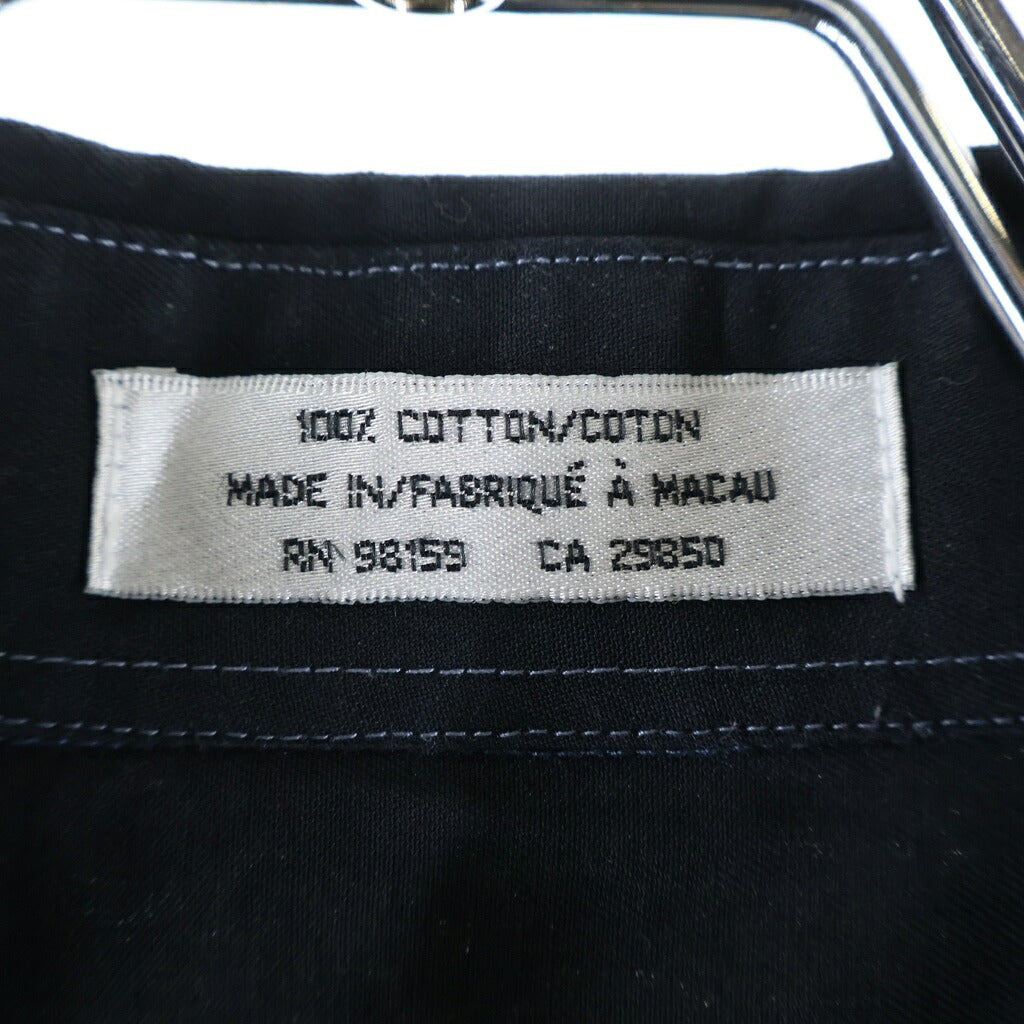 Christian Dior(クリスチャンディオール) 90S Plain Dress Shirt プレーンドレスシャツ 長袖シャツ ブラック