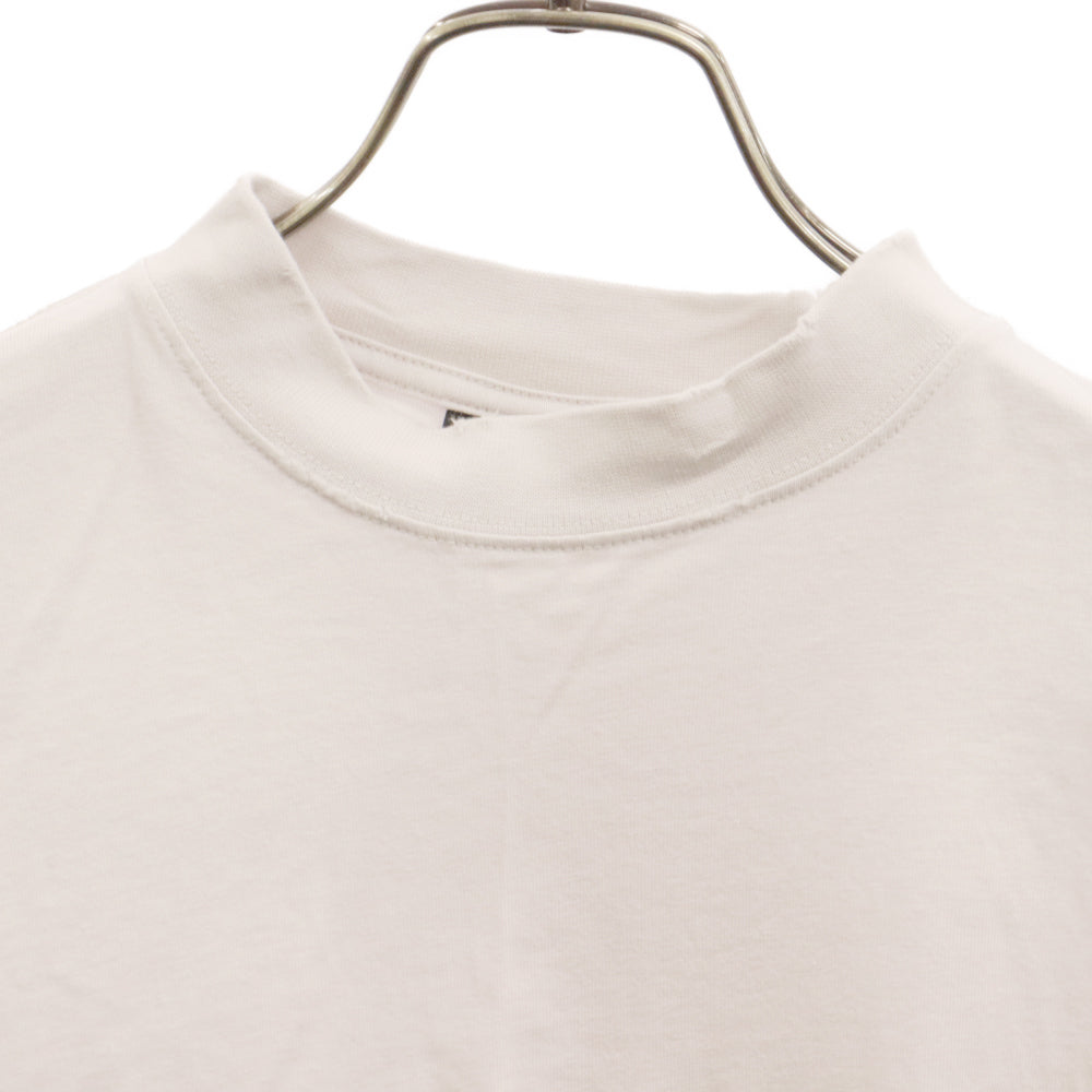 BALENCIAGA(バレンシアガ) 24SS Mirror Logo Oversized T-Shirt ミラーロゴダメージ加工オーバーサイズクルーネック半袖Tシャツ グレー 739028 TQVN7