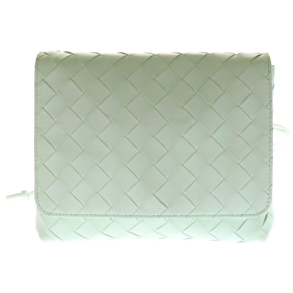 BOTTEGA VENETA(ボッテガヴェネタ) ミニ イントレチャート ショルダーバッグ ライトブルー 741897VCPP3