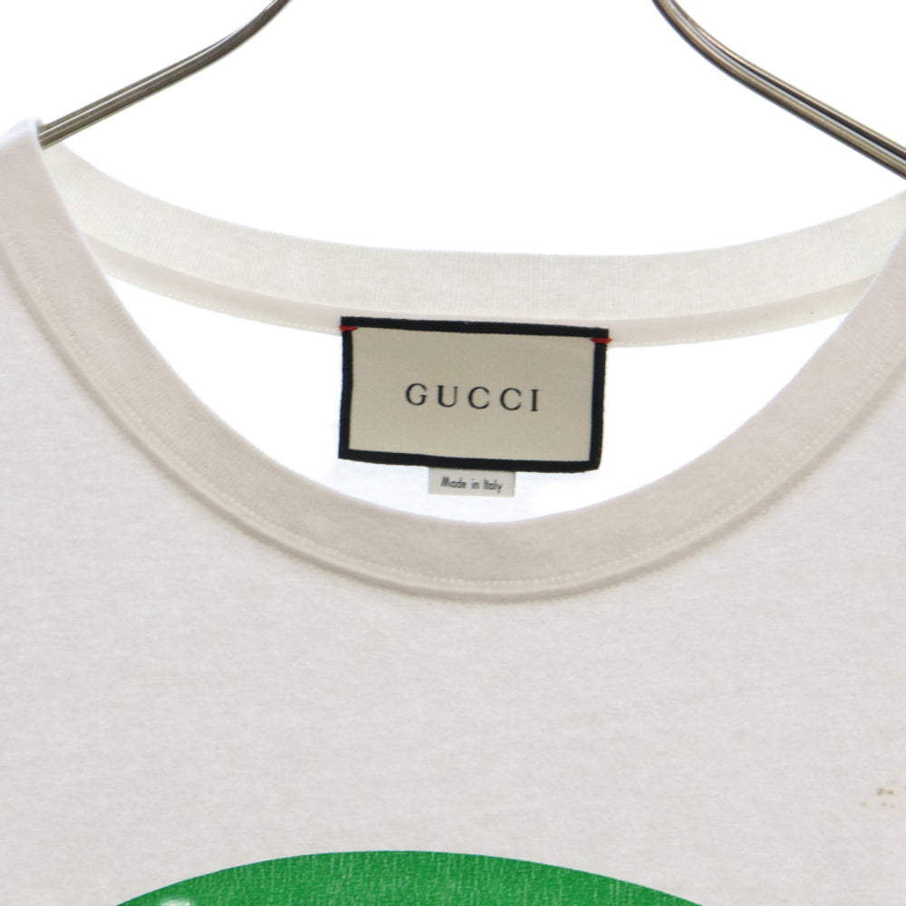 GUCCI(グッチ) 20SS Oversize Tee With Interlocking G インターロッキングGプリントクルーネックオーバーサイズ半袖Tシャツ ホワイト 565806