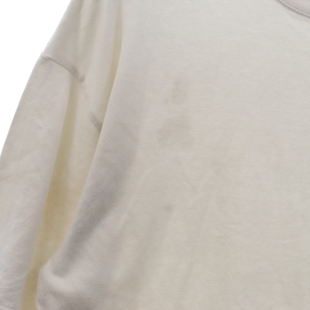 STUDIO SEVEN(スタジオセブン) ボックスロゴオーバーサイズクルーネック半袖Tシャツ ホワイト