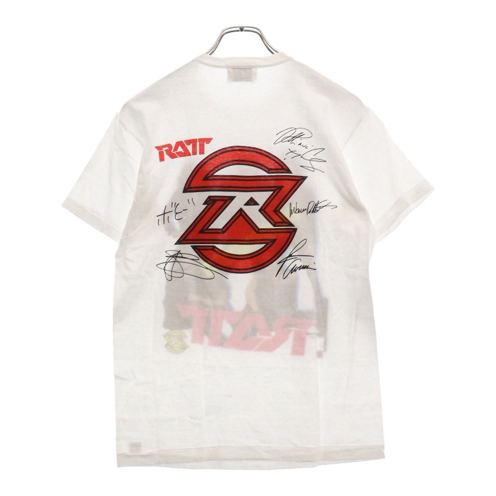 VINTAGE(ヴィンテージ) 90s RATT REACH FOR THE SKY TEE ラット リッチフォーザスカイ プリント 半袖Tシャツ カットソー バンドT ホワイト